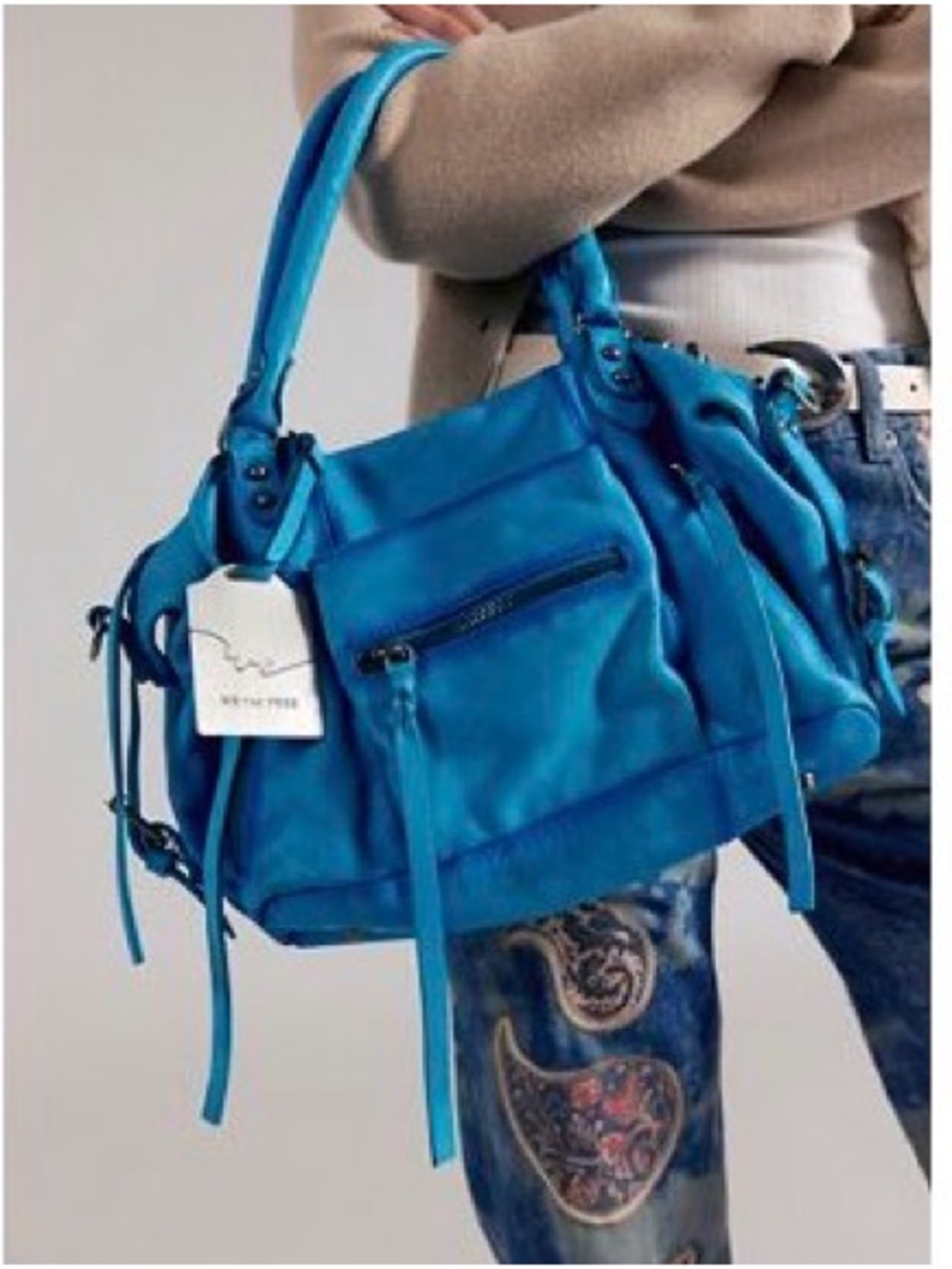 Free people baby Emerson in cerulean blue